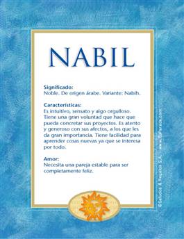 Significado del nombre Nabil