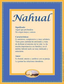 Significado del nombre Nahual