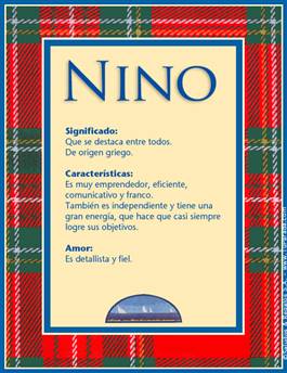 Nombre Nino