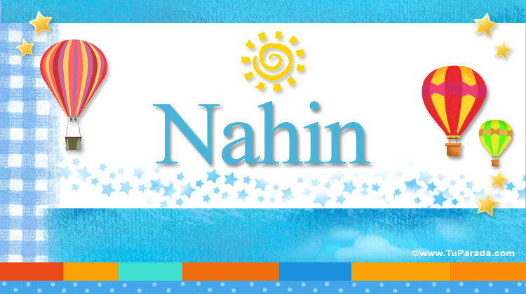 Nombre Nahin, Imagen Significado de Nahin