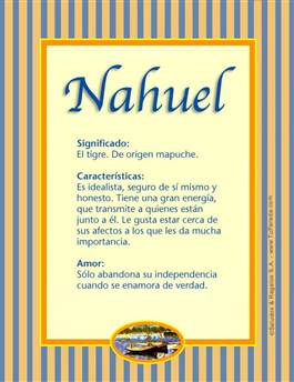 Nombre Nahuel