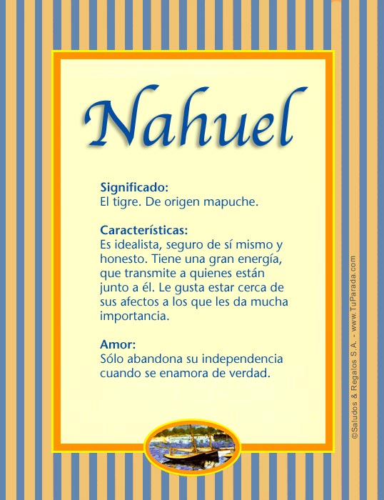 Tarjeta - Nahuel