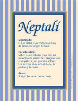 Significado del nombre Neptalí