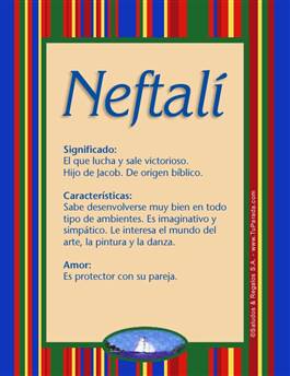 Nombre Neftali
