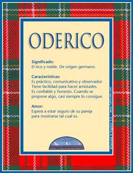 Nombre Oderico