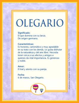 Nombre Olegario