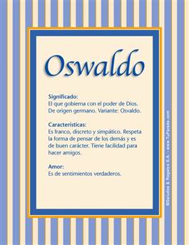 Nombre Oswaldo