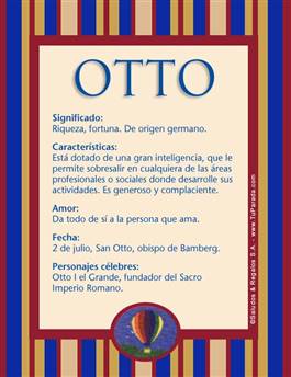 Significado del nombre Otto