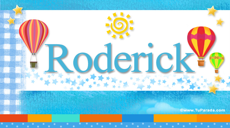 Nombre Roderick, Imagen Significado de Roderick