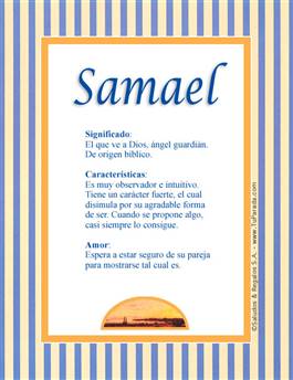 Significado del nombre Samael