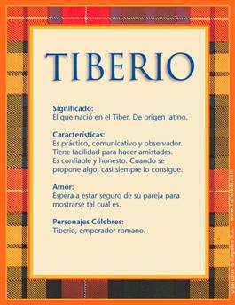 Nombre Tiberio