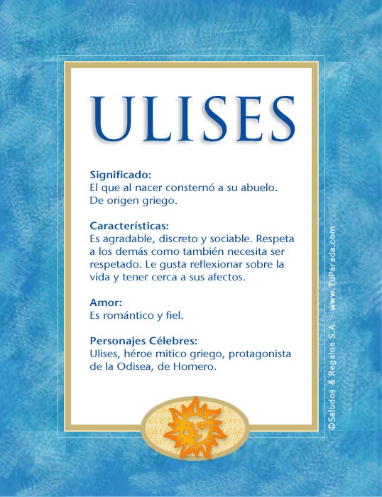 Tarjeta - Ulises