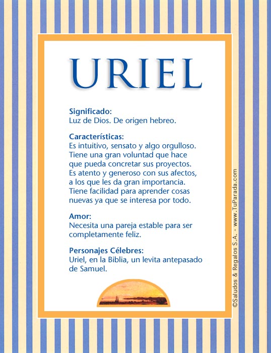 Tarjeta - Uriel