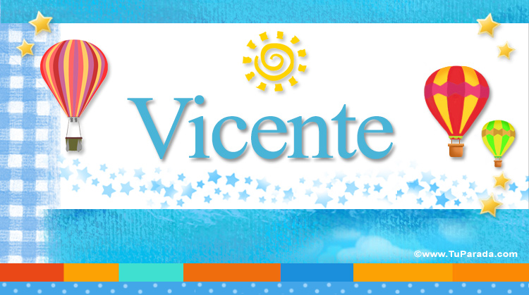 Nombre Vicente, Imagen Significado de Vicente
