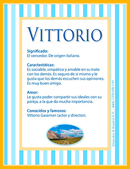 Nombre Vittorio