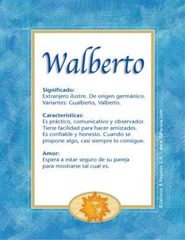 Nombre Walberto