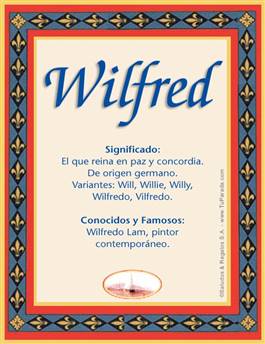 Nombre Wilfred