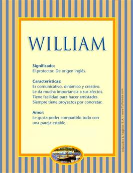 Significado del nombre William