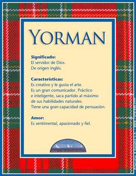 Nombre Yorman
