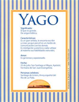 Nombre Yago