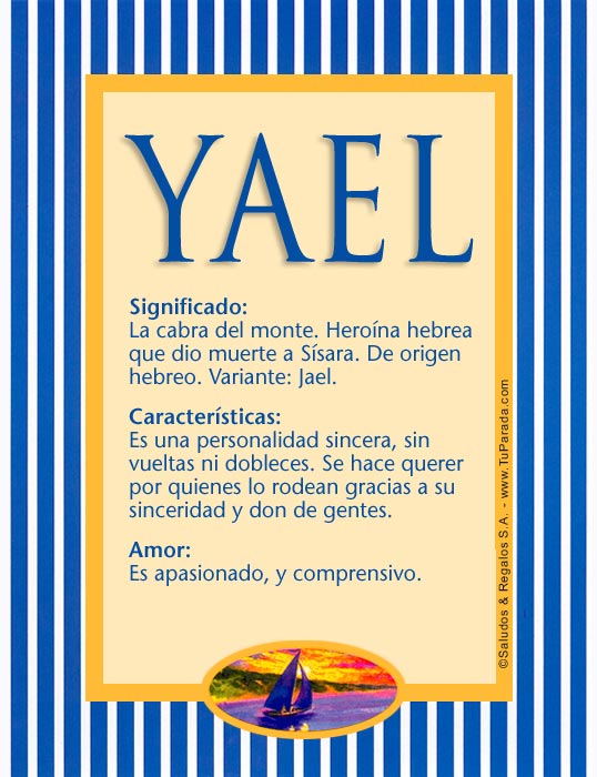 Yael - Y, tarjetas