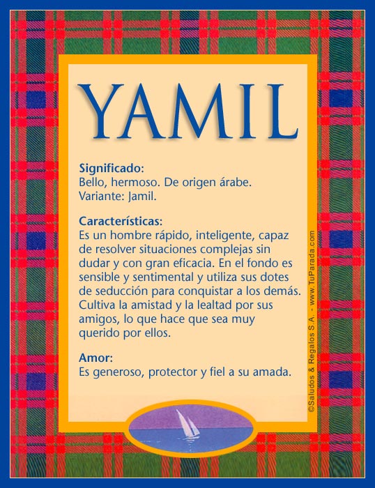 Tarjeta - Yamil