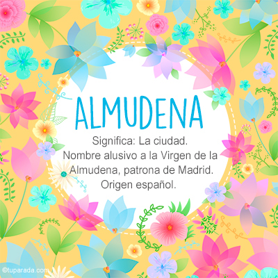 Significado Nombre Almudena