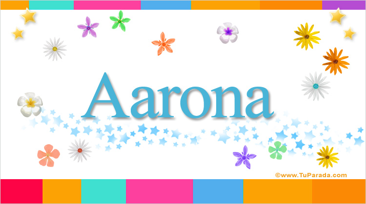 Nombre Aarona, Imagen Significado de Aarona
