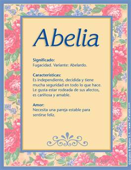 Nombre Abelia