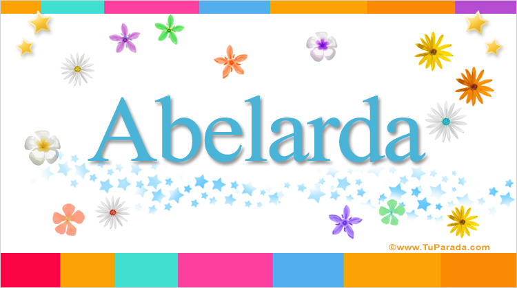 Nombre Abelarda, Imagen Significado de Abelarda