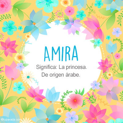 Significado Nombre Amira