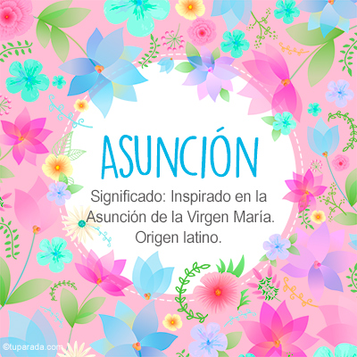 Significado Nombre Asunción