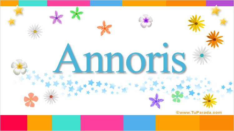 Nombre Annoris, Imagen Significado de Annoris