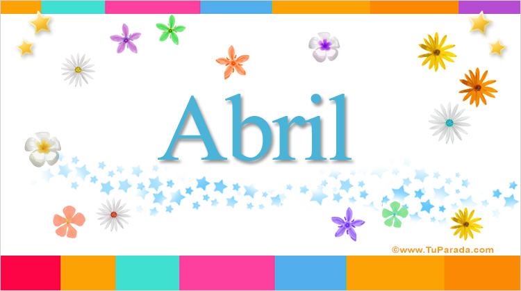 Nombre Abril, Imagen Significado de Abril