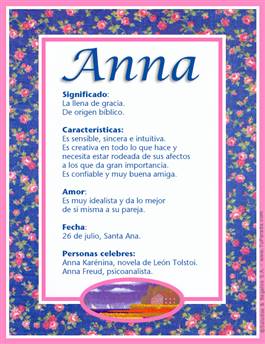 Nombre Anna
