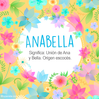 Significado Nombre Anabella