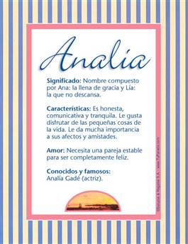 Nombre Analía