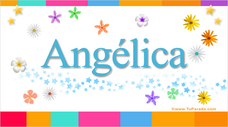 Nombre Angélica, Imagen Significado de Angélica