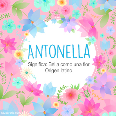 Significado Nombre Antonella