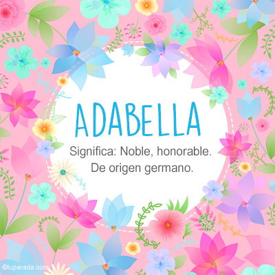 Significado Nombre Adabella