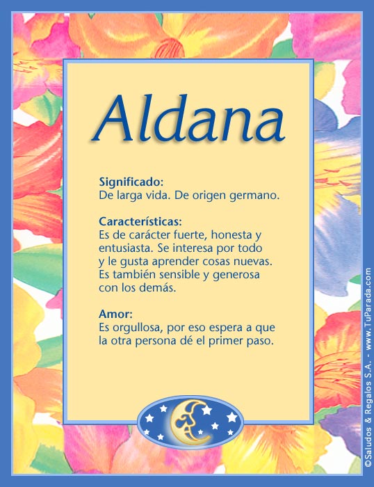 Aldana A, tarjetas Aldana A, tarjetas