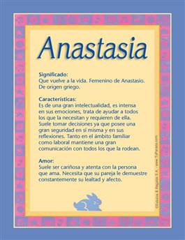 Nombre Anastasia