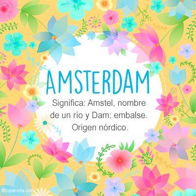 Significado Nombre Amsterdam