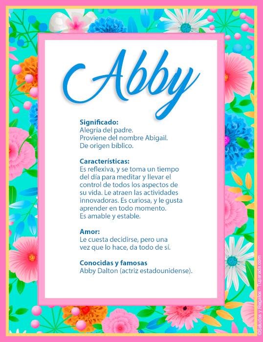Tarjeta - Abby