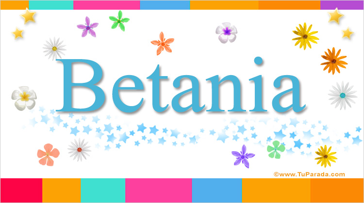 Nombre Betania, Imagen Significado de Betania