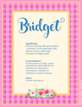 Significado del nombre Bridget
