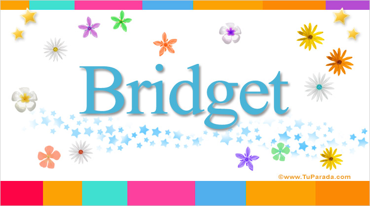 Nombre Bridget, Imagen Significado de Bridget
