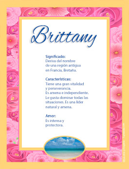Significado del nombre Brittany