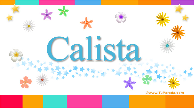 Calista, imagen de Calista