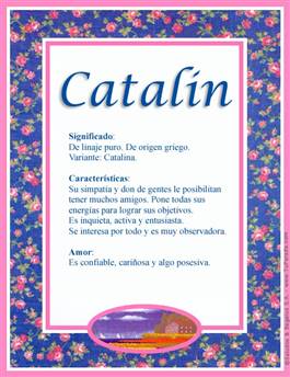 Significado del nombre Catalin